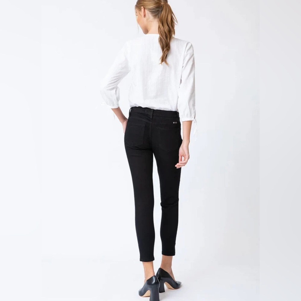 KANCAN CLAIRE LOW RISE ANKLE SKINNY JEANS IN BLACK NWT W5/26